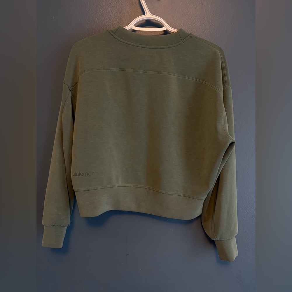 Lululemon Softstreme Perfectly Oversized Cropped Crew Size 2 - Picture 10 of 11